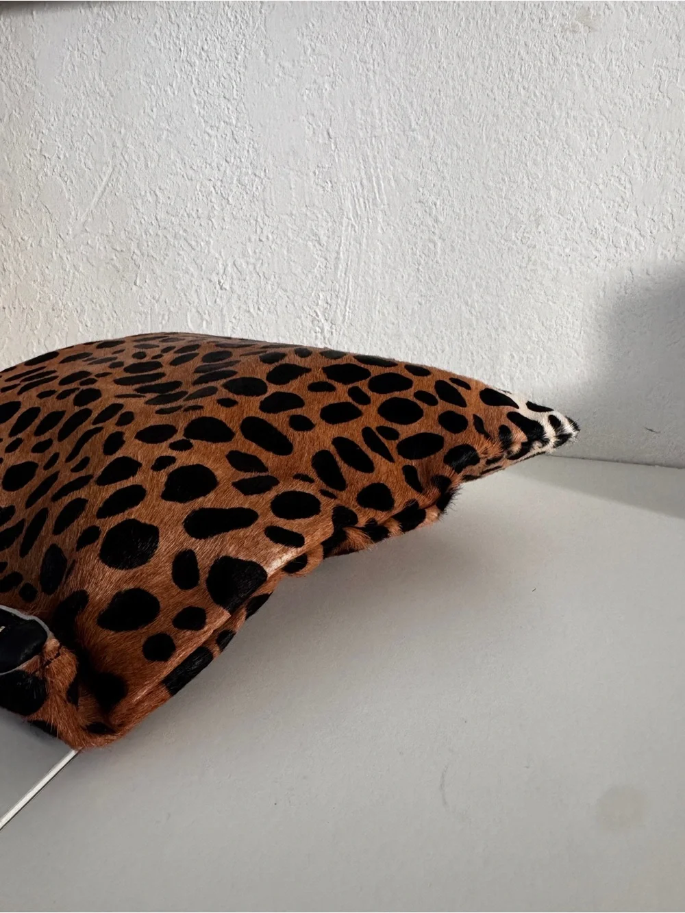 Clare V Leopard Print Clutch in Brown and Black - Picture 6 of 14